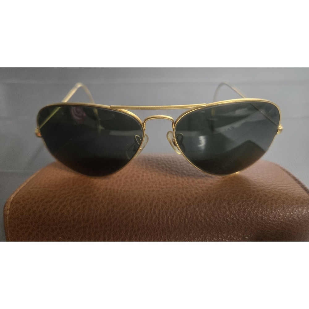 Rare Vintage B&L Ray-Ban USA  Aviator Sunglasses w/ Case